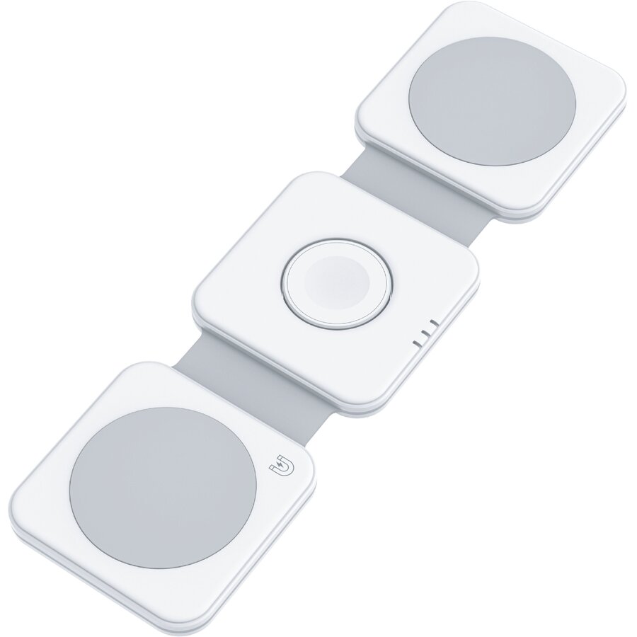 Oferte la Incarcator 3-in-1 Magnetic Wireless Pliabil Alb