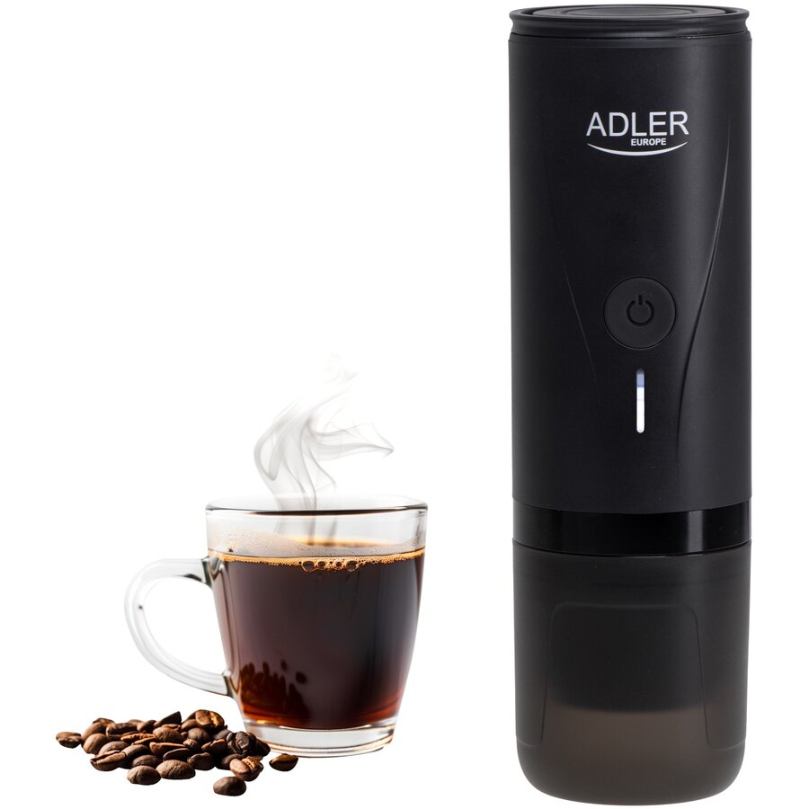 Cafetiera Portabila AD 4400 Electrica USB 20 bar Negru