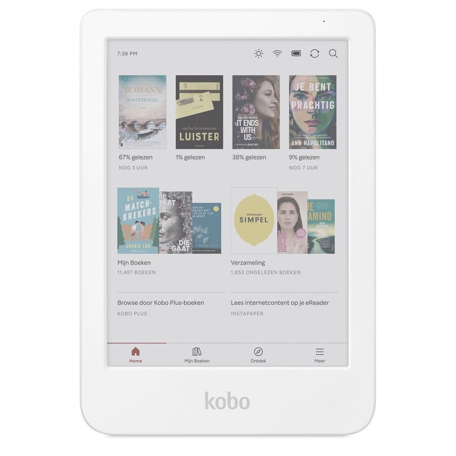 Oferte la eBook Reader Clara Colour Touchscreen 16GB Wi-Fi Alb