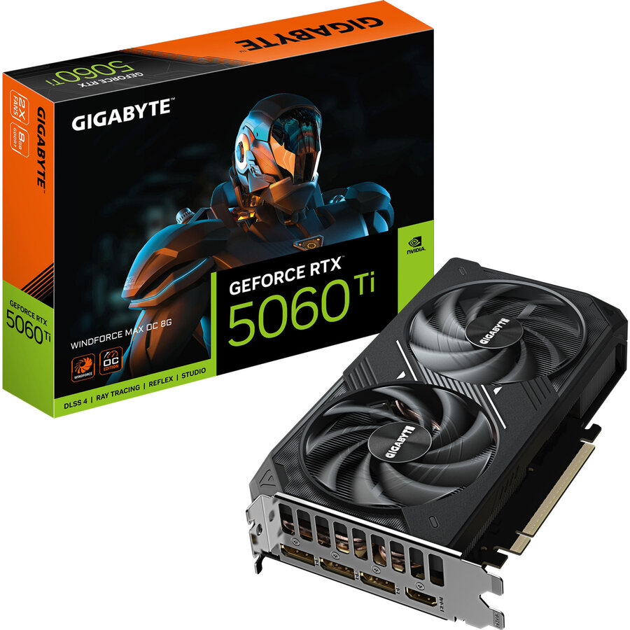 Oferte la Placa Video GeForce RTX 5060 Ti WINDFORCE MAX OC 8GB GDDR7 128-bit DLSS 4.0