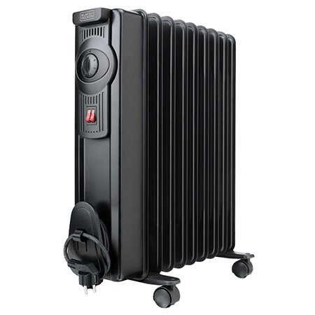 Oferte la RADIATOR electric cu ULEI, 9 ELEMENTI, 1500W BLACK&DECKER BD-BXRA1500E