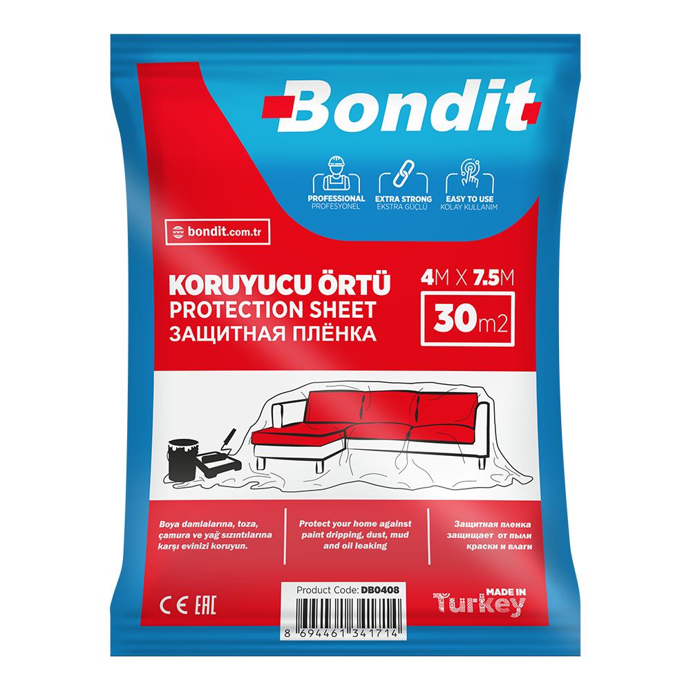 Oferte la Folie de protectie pentru zugravit Bondit AKTEK, polietilena 7.5 x 4 m