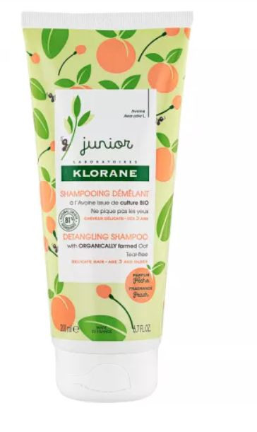 Oferte la Sampon cu aroma de piersica pentru descurcarea parului, Klorane Junior (Concentratie: Sampon, Gramaj: 200 ml)