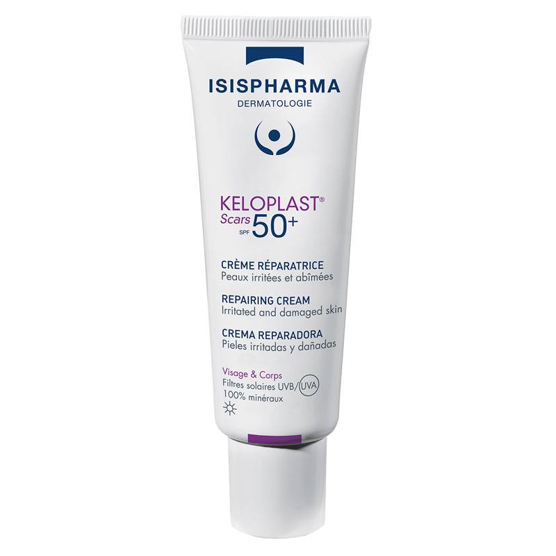 Oferte la Crema reparatoare Isispharma Keloplast Scars SPF 50+, 40 ml