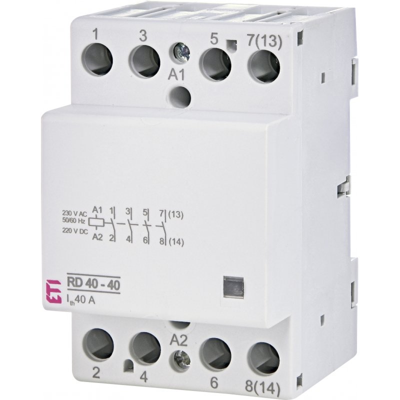 Oferte la Contactor modular 40A, 4ND RD 40-40-230V AC/DC Eti 002464018