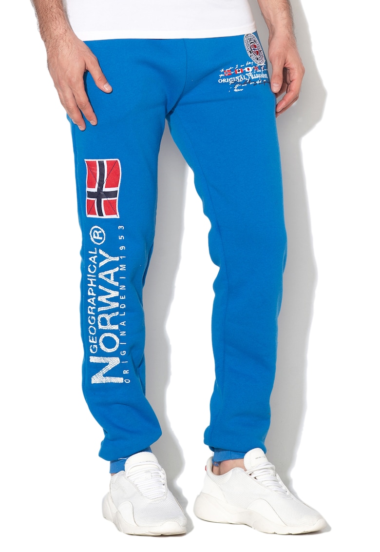Oferte la Pantaloni sport cu logo brodat Magraf - Albastru royal