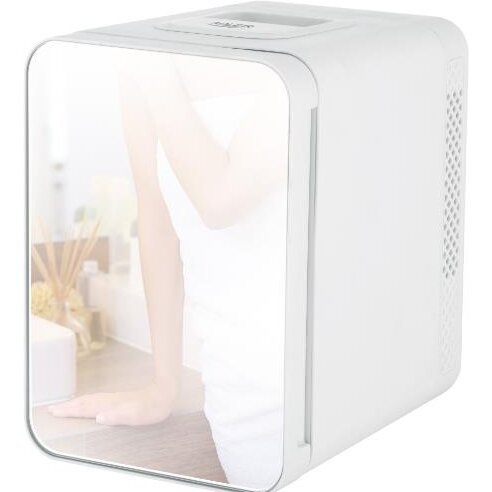 Oferte la Mini Frigider AD 8085 Capacitate 4L 32-42W Usa Oglinda Incalzire/Racire AC 220-240V/DC12V Alb