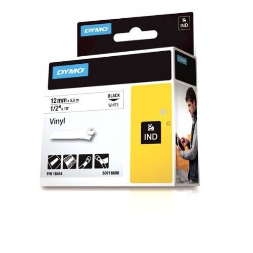 Oferte la Consumabil Rhino Band Vinyl black / white 12mmx5,5m