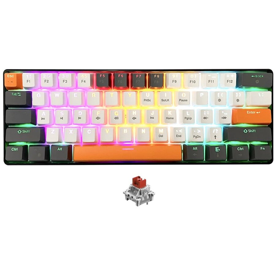 Oferte la Tastatura Mechanical 60% MT1258 RGB Negru