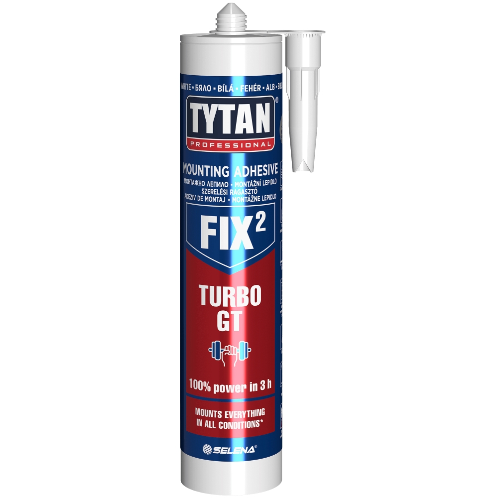 Oferte la Adeziv de montaj hibrid Tytan Professional Fix2 Turbo GT, alb, 290 ml