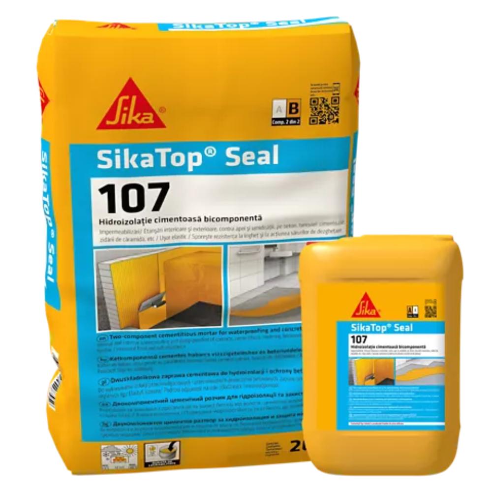 Oferte la Hidroizolatie semiflexibila Sika Top Seal 107, set A + B, 25 kg