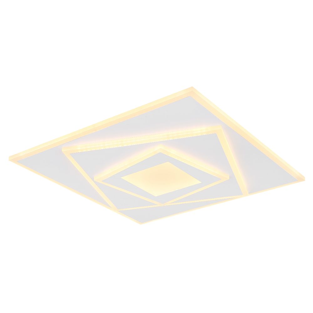 Oferte la Plafoniera Globo Horni, metal, 1 x LED, 24W, alb, 40 x 40 cm