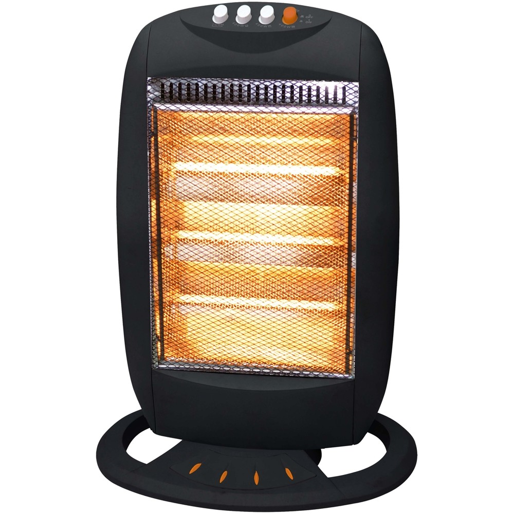 Oferte la Radiator cu halogen AR454B 1200W 3 setari de caldura negru