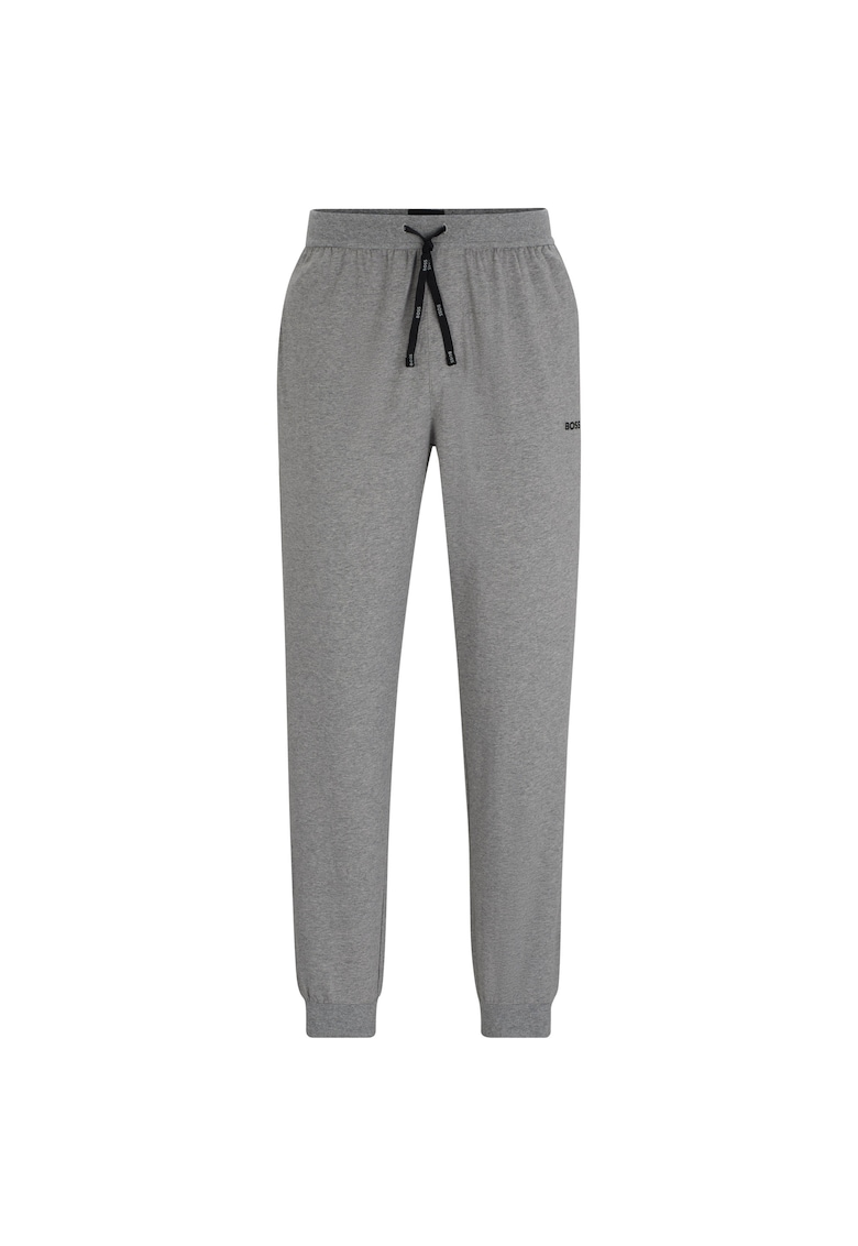 Oferte la Pantaloni de trening de casa cu talie ajustabila - Gri