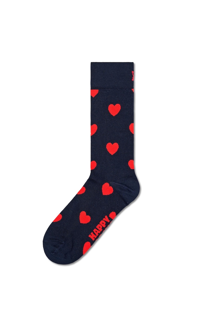 Oferte la Sosete lungi unisex Valentine's Day - Bleumarin