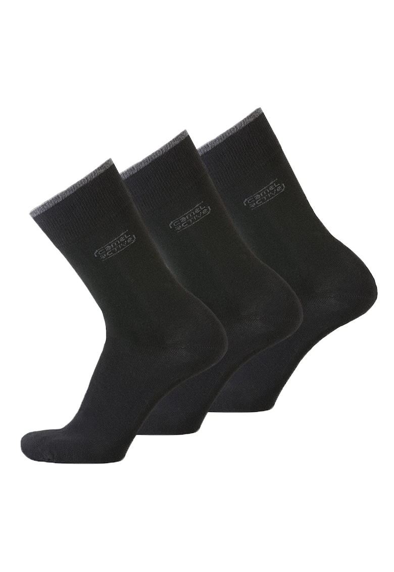 Oferte la Set de sosete lungi din amestec de bumbac organic - 3 perechi - Negru