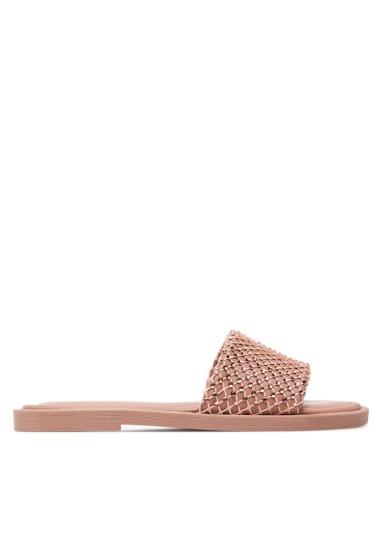 Slapi - papuci - saboti dama  303719623 - Piele naturala - Roz