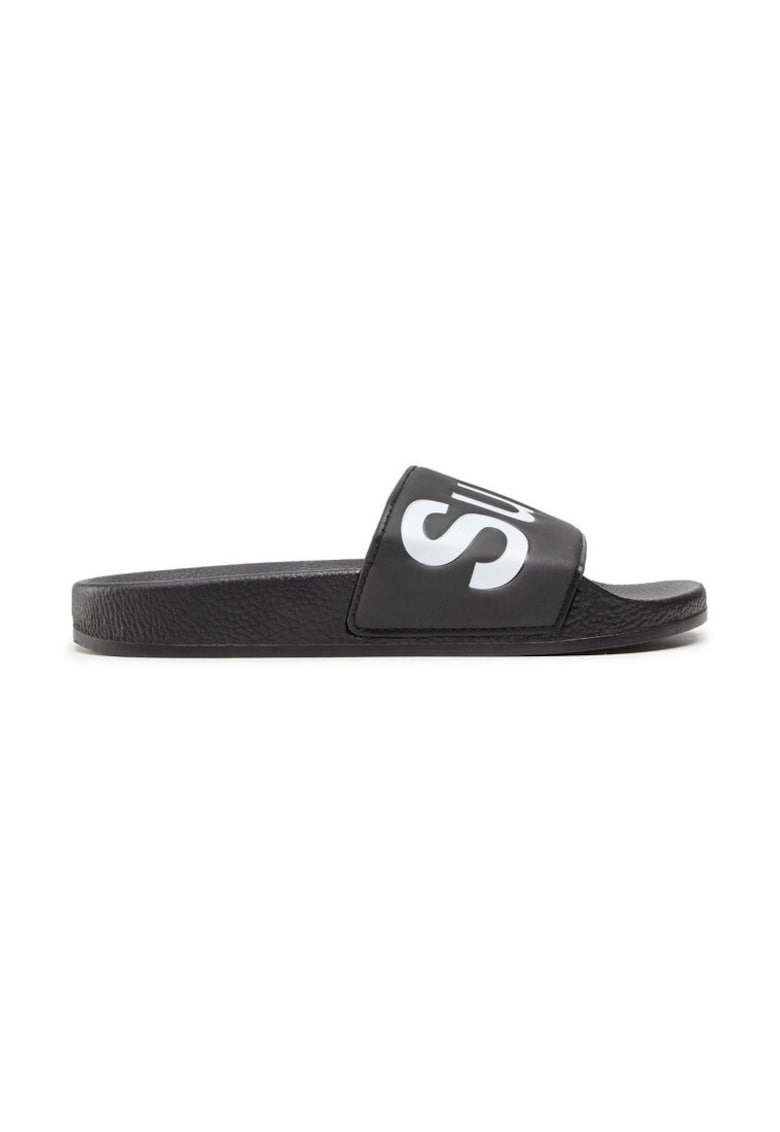Oferte la Slapi dama -  300574 - Piele ecologica - Negru -