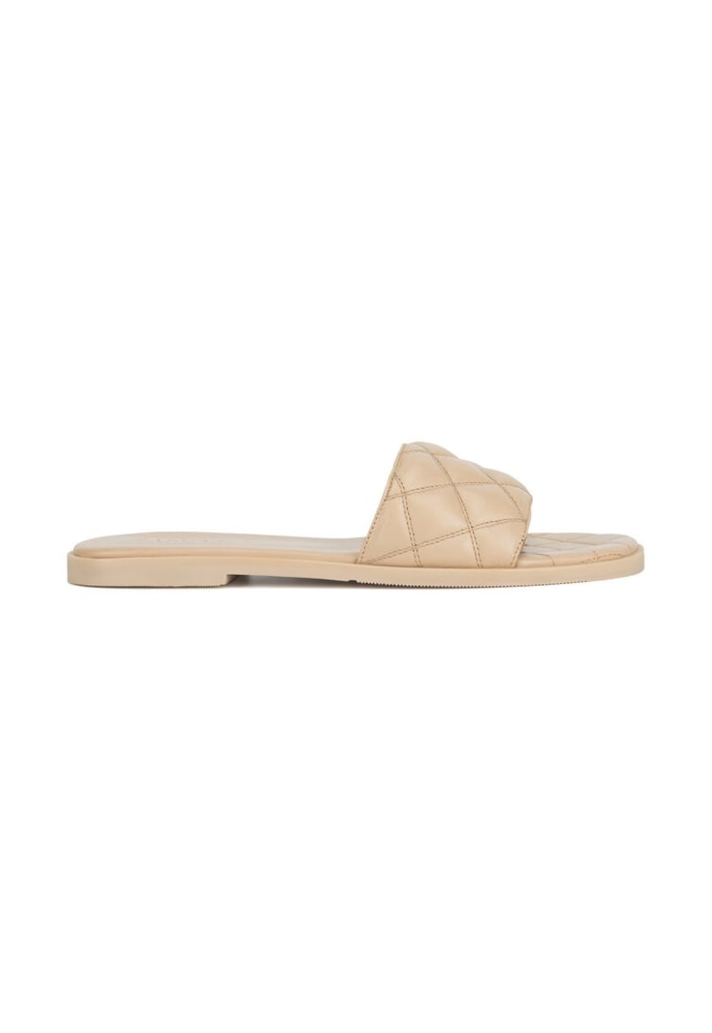 Oferte la Slapi dama -  590559 - Piele naturala - Bej - Bej