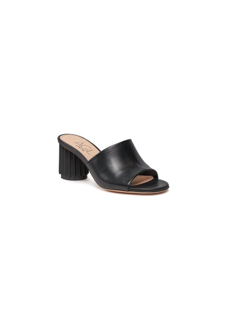 Oferte la Papuci dama  303581855 - Piele naturala - Negru - Negru