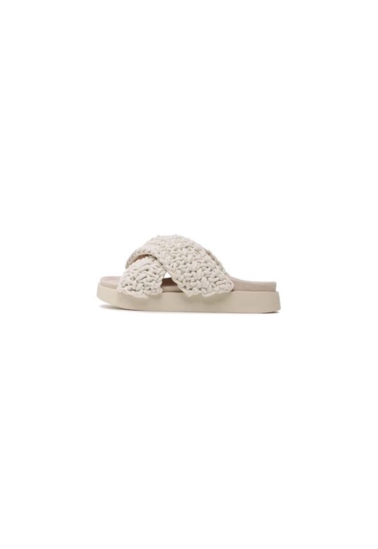Oferte la Papuci dama  302652778 - Textil - Alb - Alb