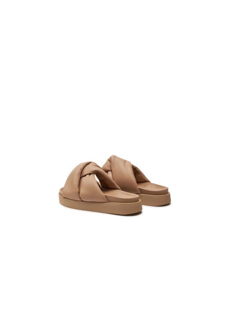 Oferte la Papuci dama  303971151 - Piele naturala - Bej - Bej