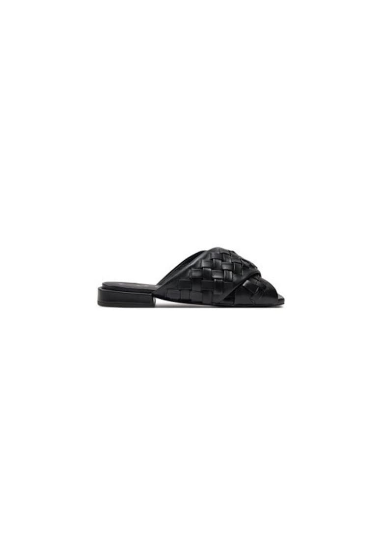 Papuci dama  303884239 - Piele naturala - Negru - Negru
