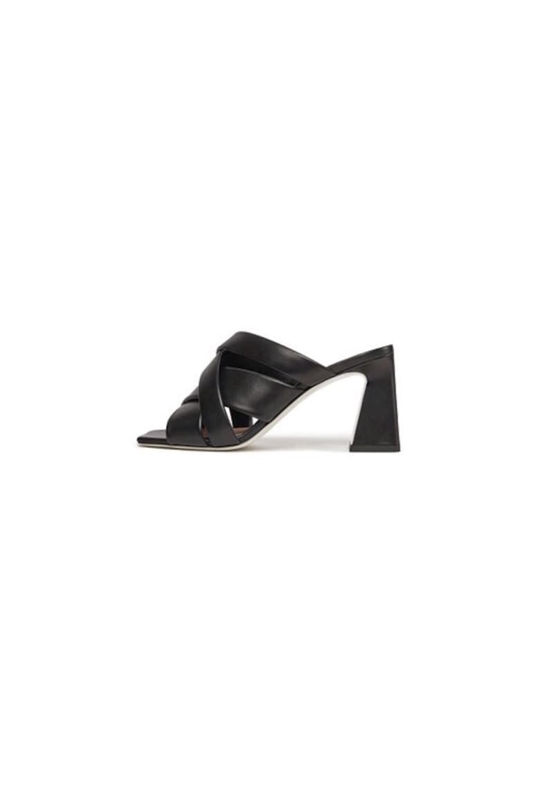 Oferte la Papuci dama  303874155 - Piele naturala - Negru - Negru