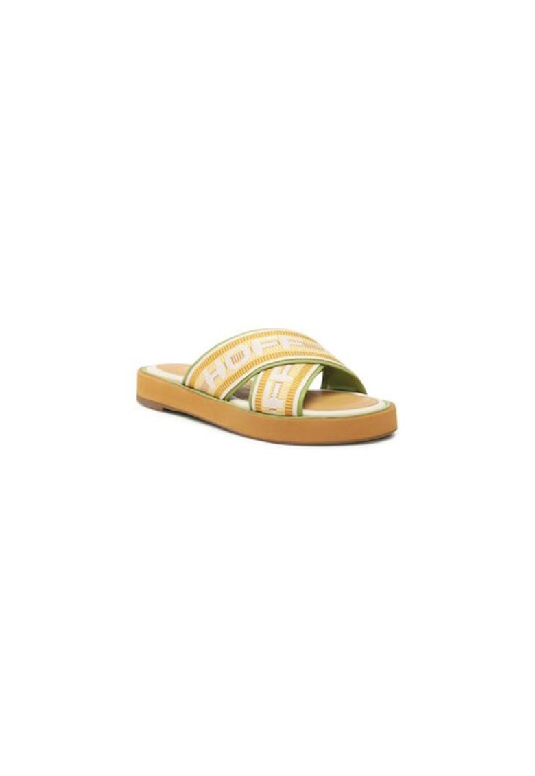 Oferte la Papuci dama  302793617 - Textil - Galben - Galben