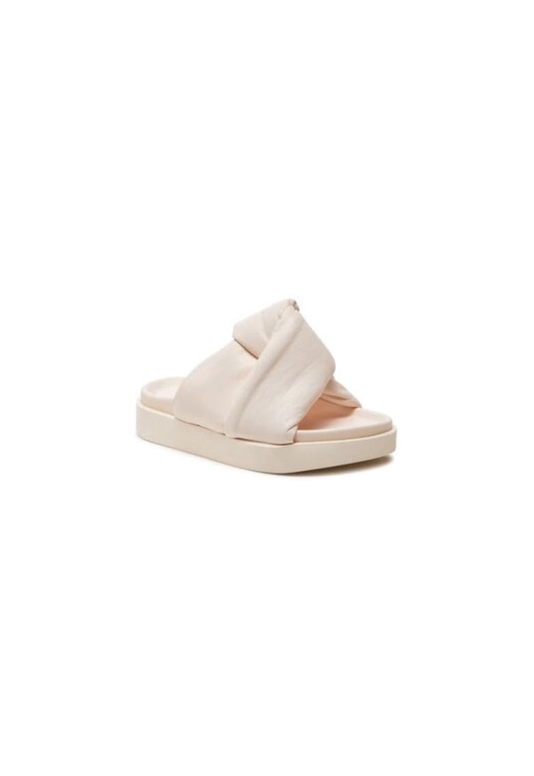 Oferte la Papuci dama  303971076 - Piele naturala - Bej - Bej
