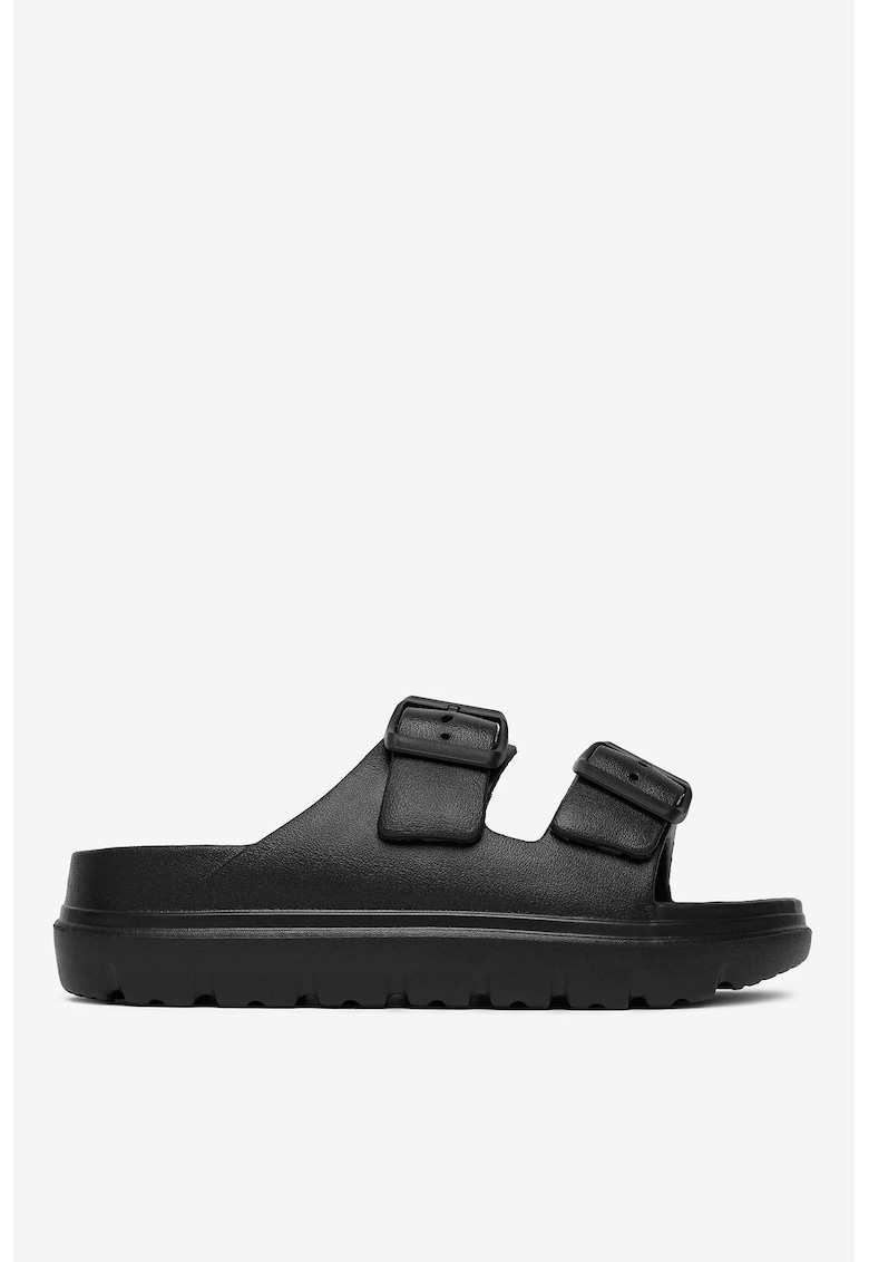 Oferte la Papuci sintetic - Negru