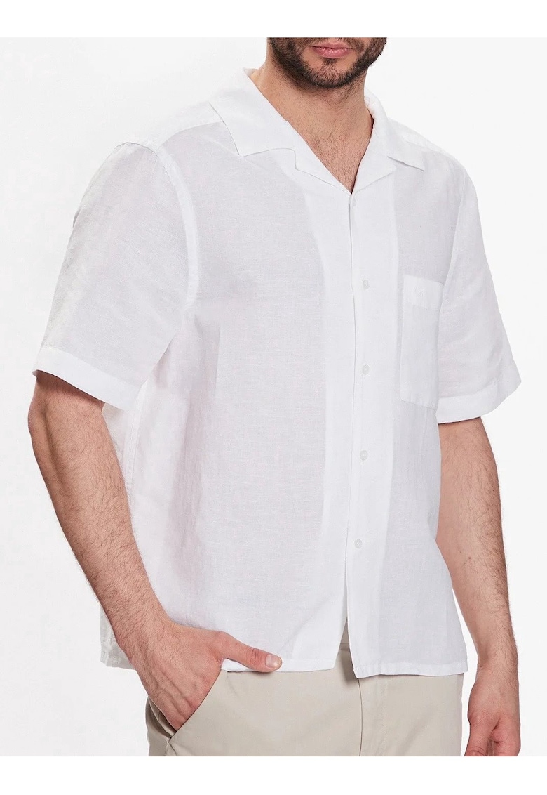 Camasa barbati -  In/Bumbac - Regular Fit - Alb - Alb