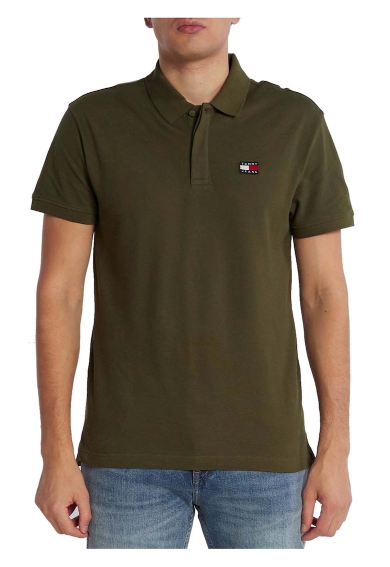 Tricou polo cu detaliu logo -