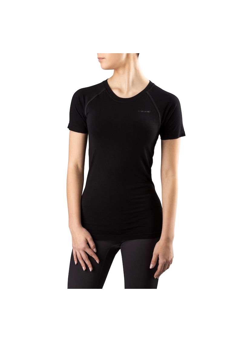 Tricou sport unisex -  Poliester/Elastan - Negru - Negru