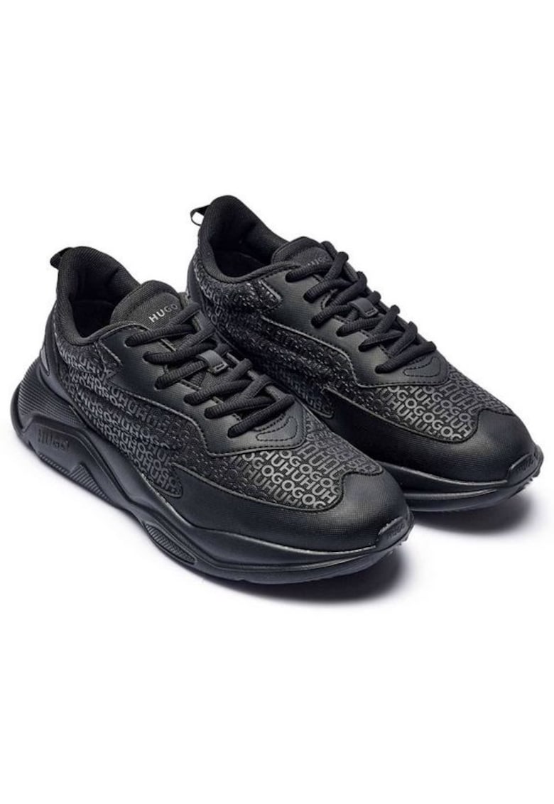 Pantofi sport din piele ecologica cu logo -