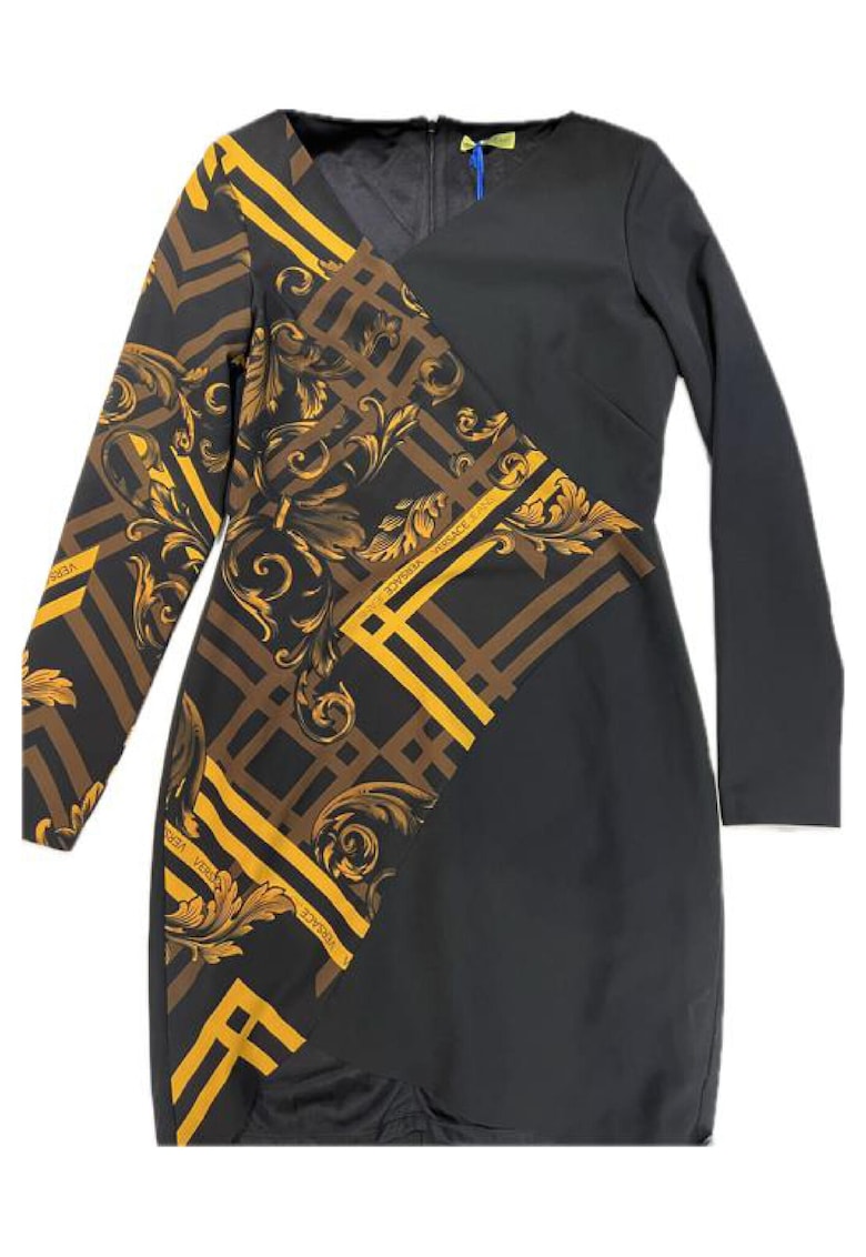 Rochie asimetrica cu decolteu in V -