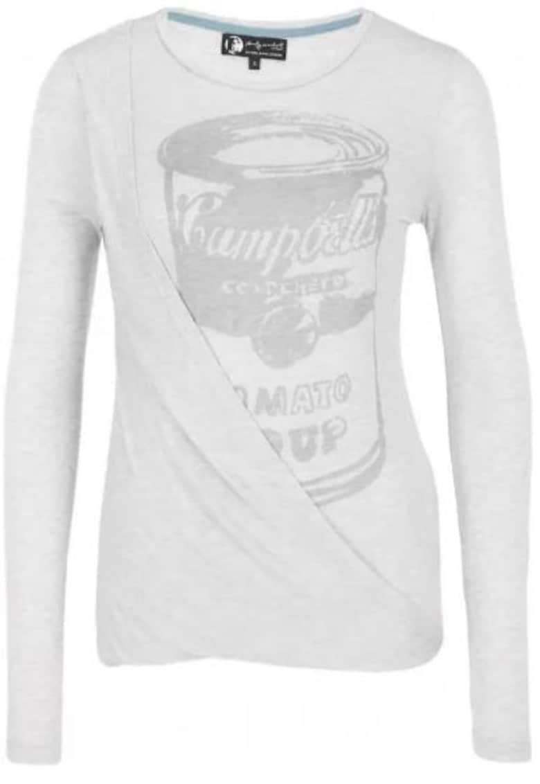 Bluza cu imprimeu text Carnegie AL500265 913