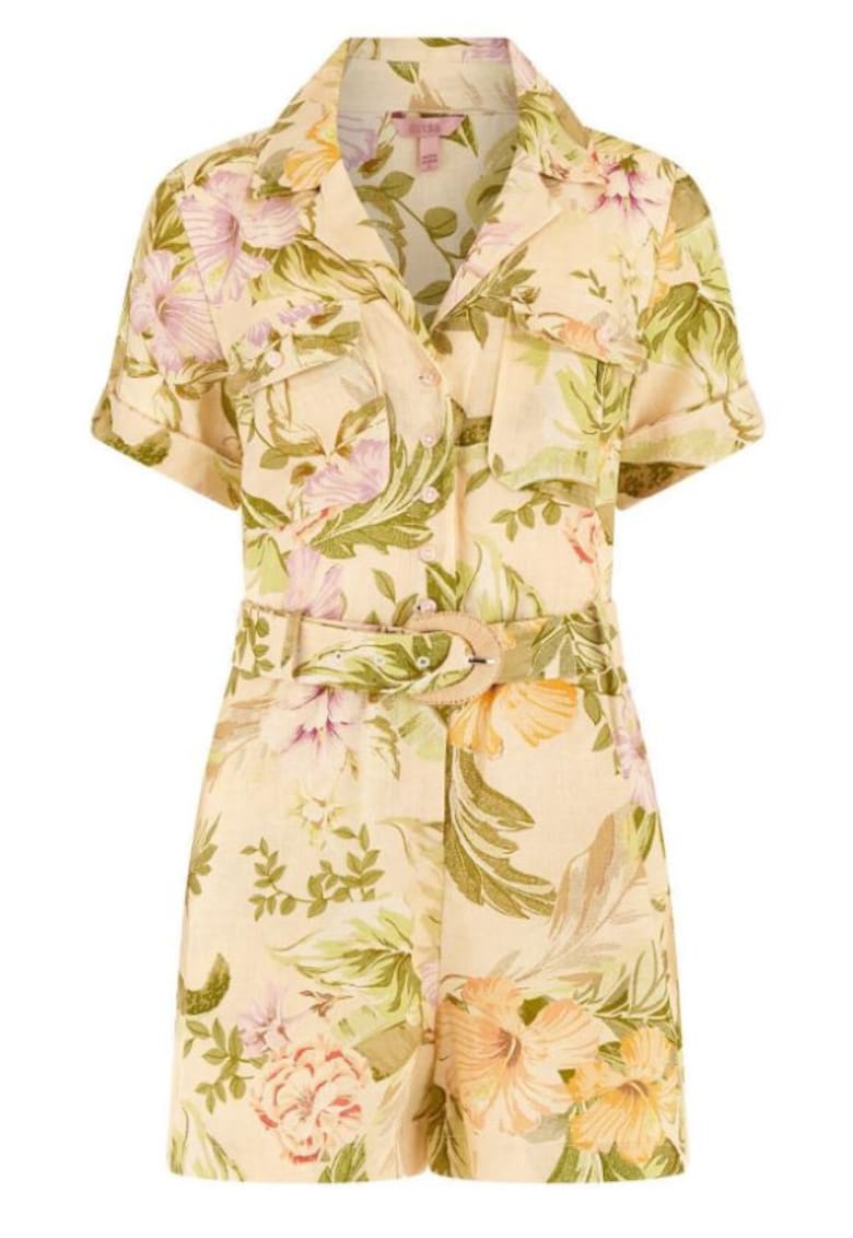 Salopeta din in cu maneci scurte -