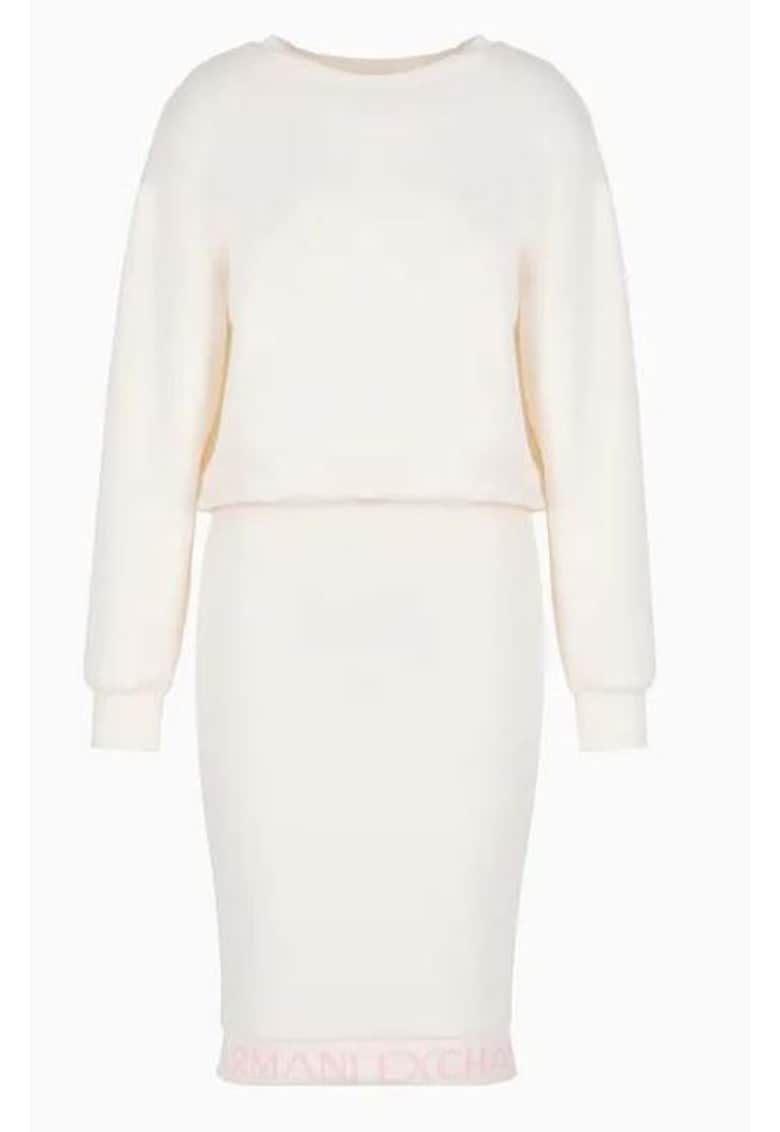 Rochie uni cu maneci cazute