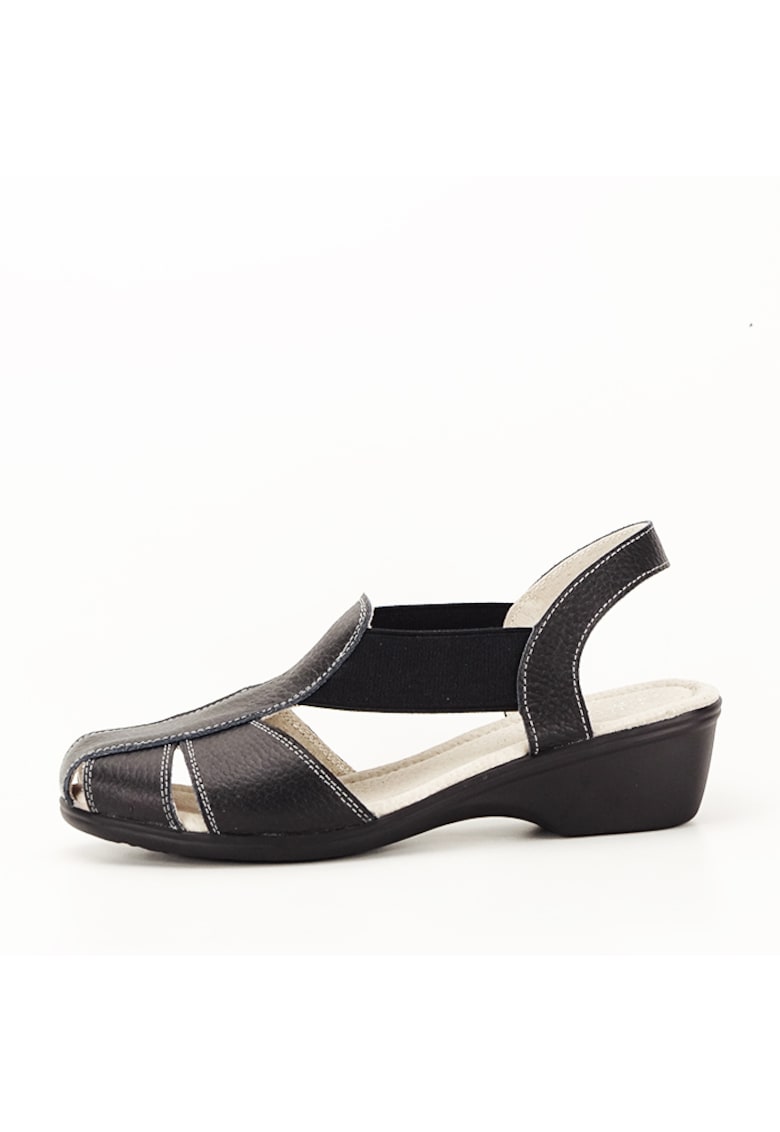 Oferte la Sandale negre din piele naturala Codruta M5 5797 - Negru