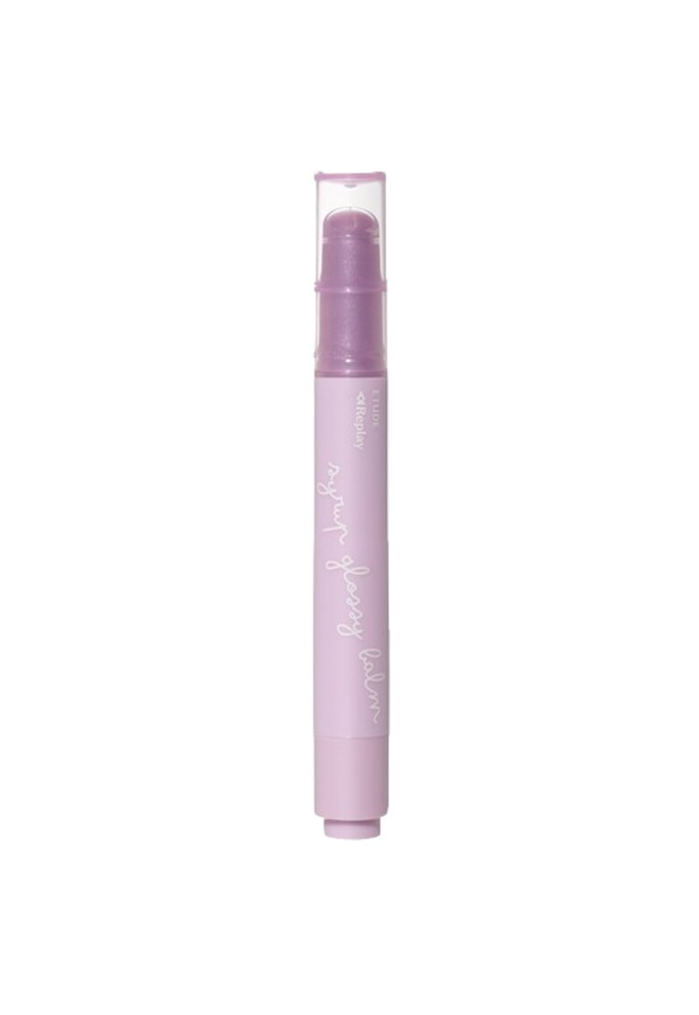 Oferte la Balsam de buze -  Replay Syrup Glossy - 03 Lilac Shower - Replay Collection with Shinee - 2g
