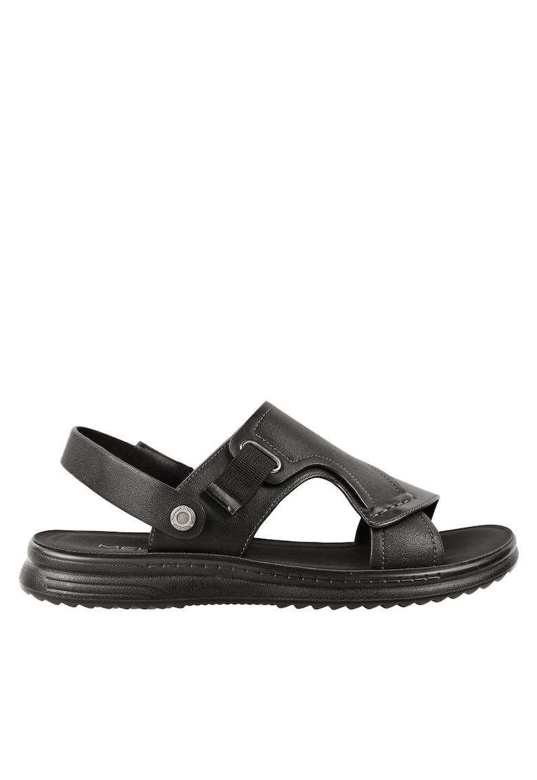 Oferte la Sandale casual - barbati -  Y3502 - negru - piele naturala