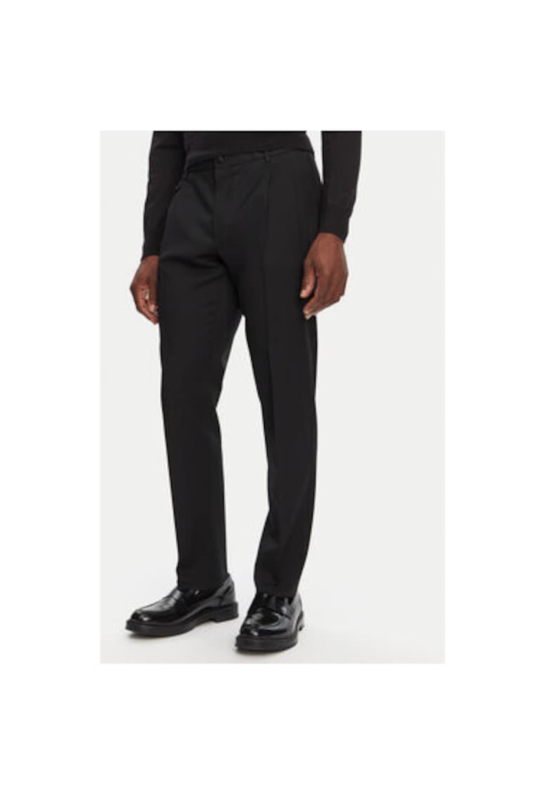Oferte la Pantaloni Barbati -  305315168 - Lana - Elastan - Negru - Negru