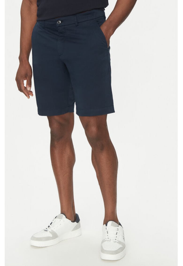 Oferte la Pantaloni scurti barbati -  305100153 - Bumbac - Albastru - Albastru