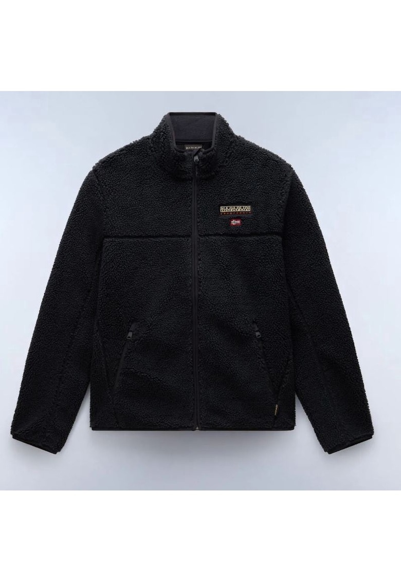 Oferte la Bluzon din material teddy cu fermoar - XL