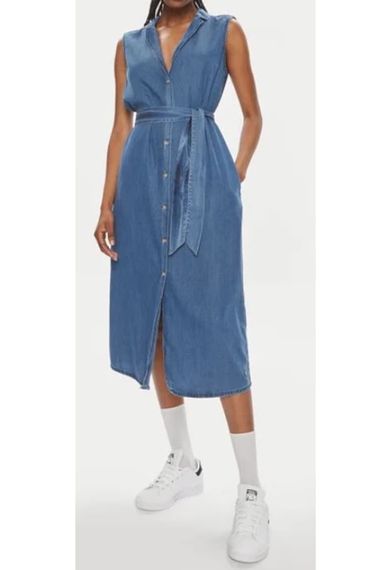 Oferte la Rochie dama  albastru - viscoza