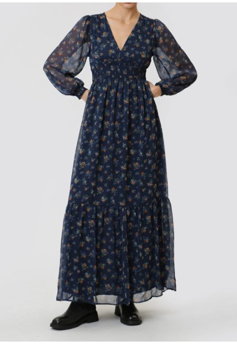 Oferte la Rochie cu decolteu in V si print floral -