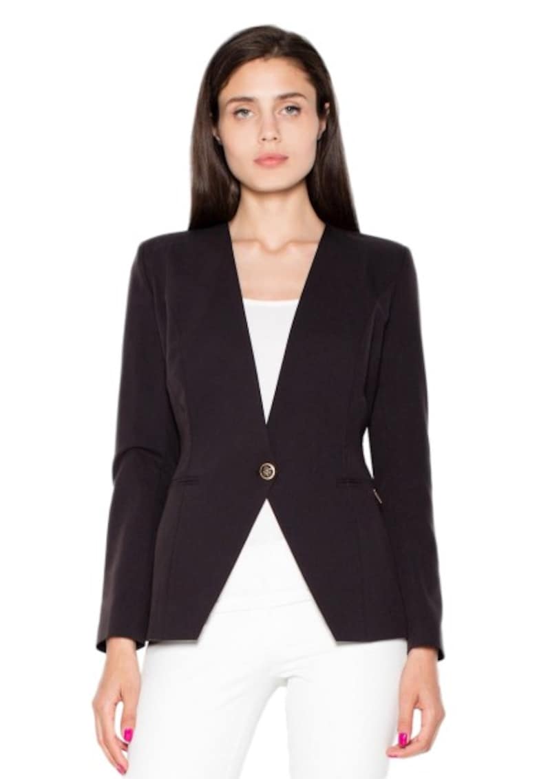 Oferte la Sacou dama - modern - office -  Negru - Negru