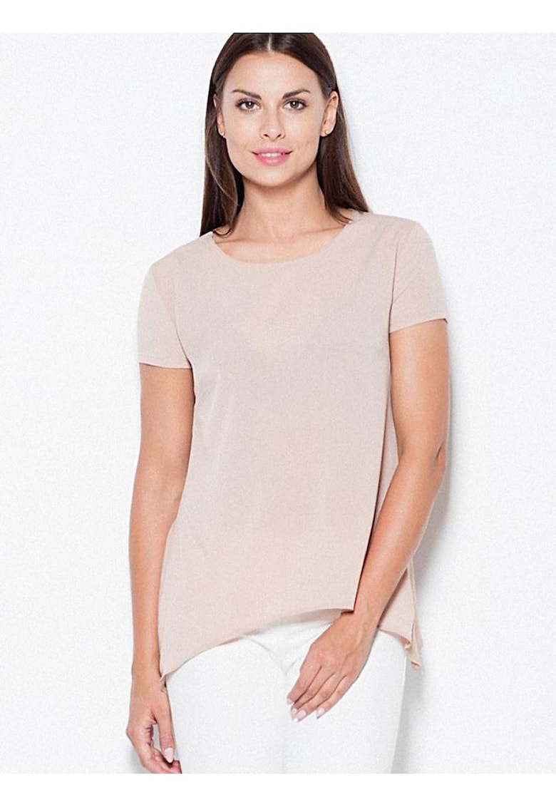 Oferte la Bluza dama -  simpla - bej - material usor