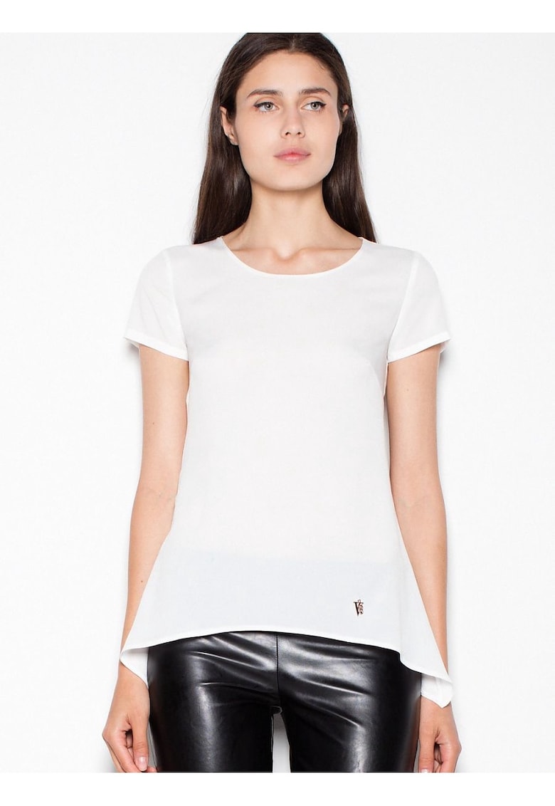 Oferte la Tricou dama  bej - material usor - cu parti extinse